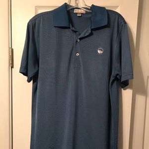 Peter Millar blue strip shirt - Medium